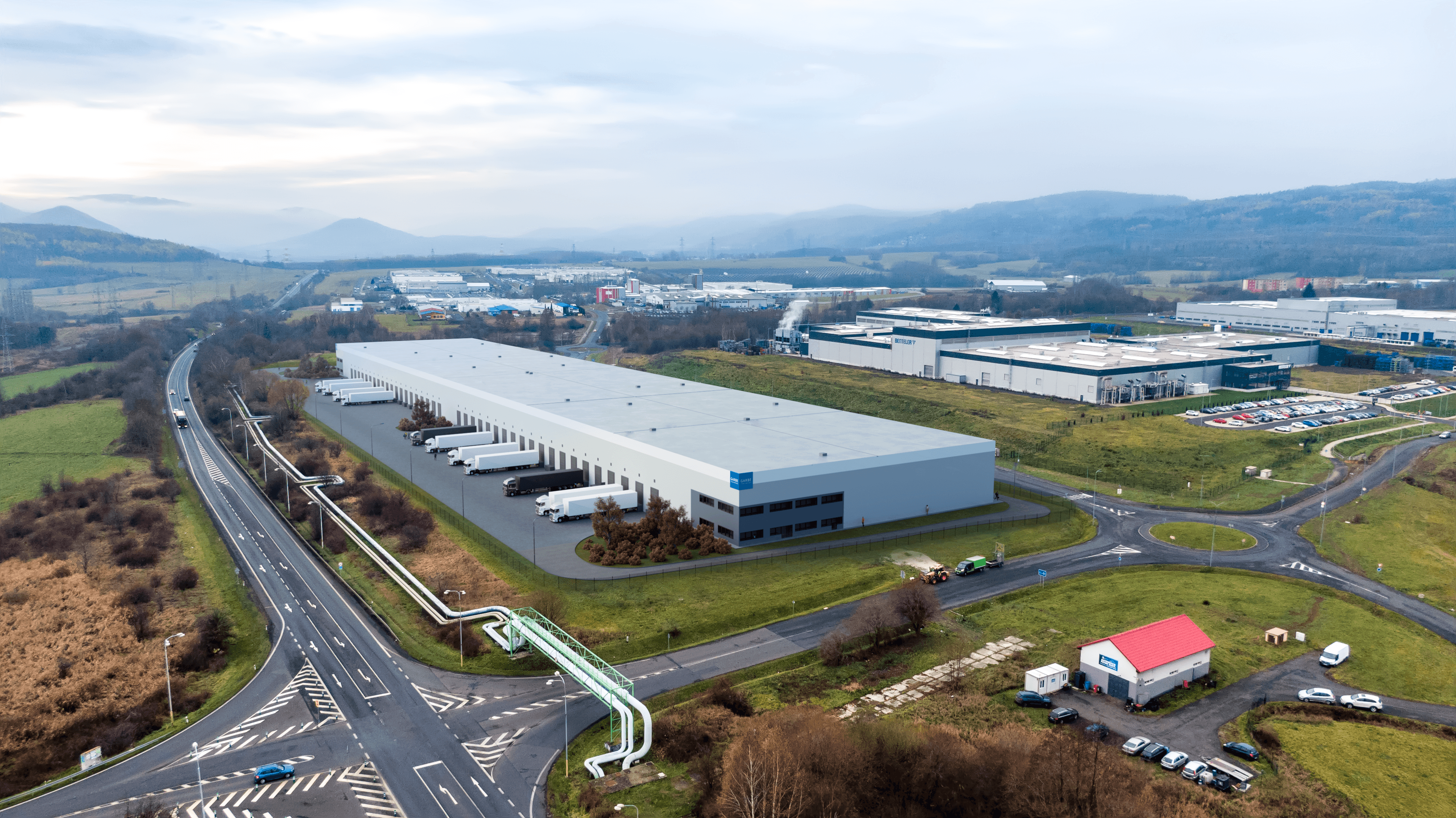 Garbe Park Klášterec nad Ohří - rental of warehouse and production space