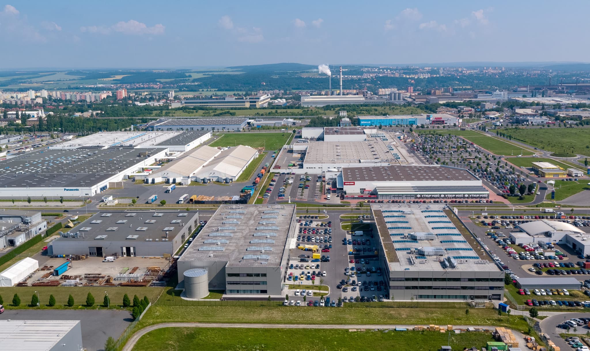 CTPark Plzeň - pronájem skladových a výrobních prostor
