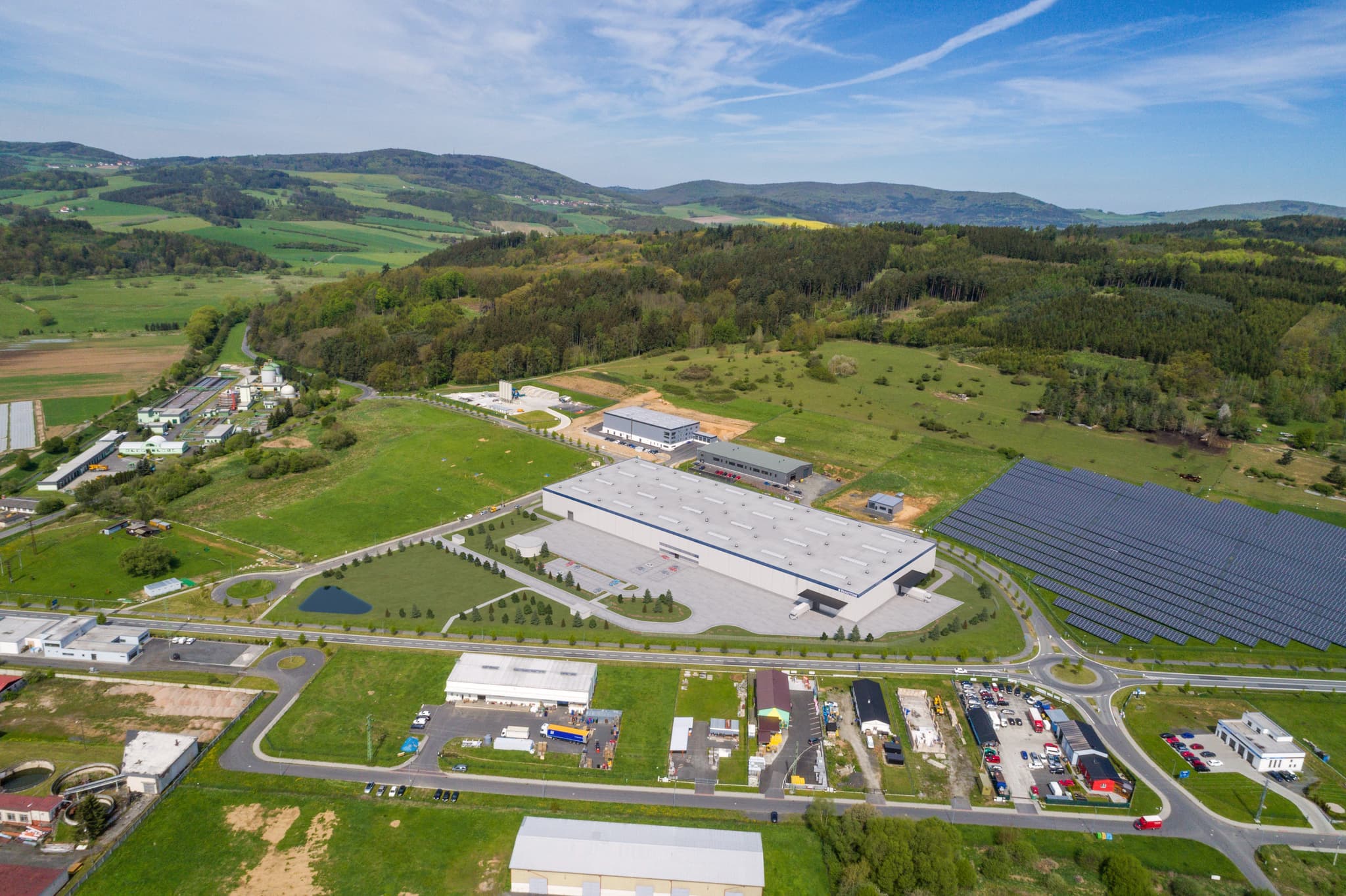 Panattoni park Klatovy - pronájem skladových a výrobních prostor