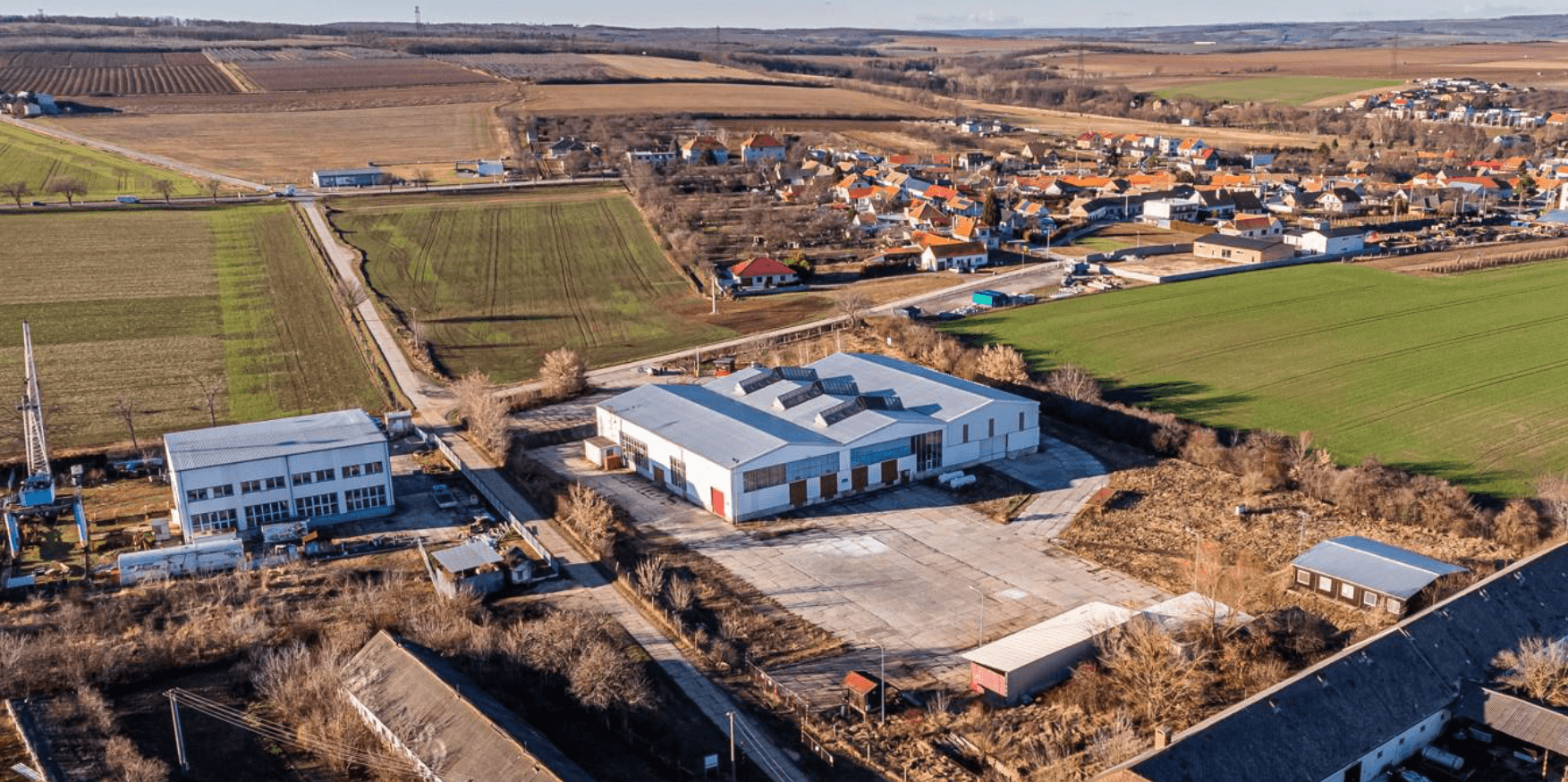 Areál Těšetice u Znojma - pronájem skladových a výrobních prostor