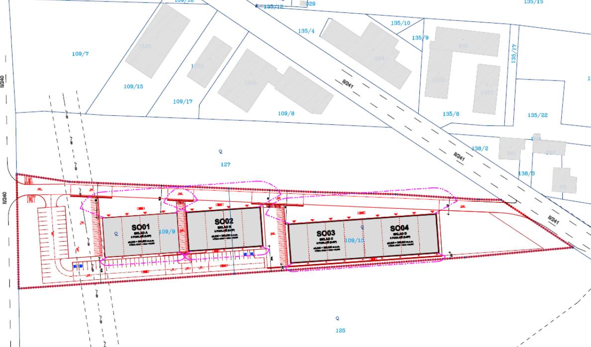 Pozemek se stavebním povolením Horoměřice