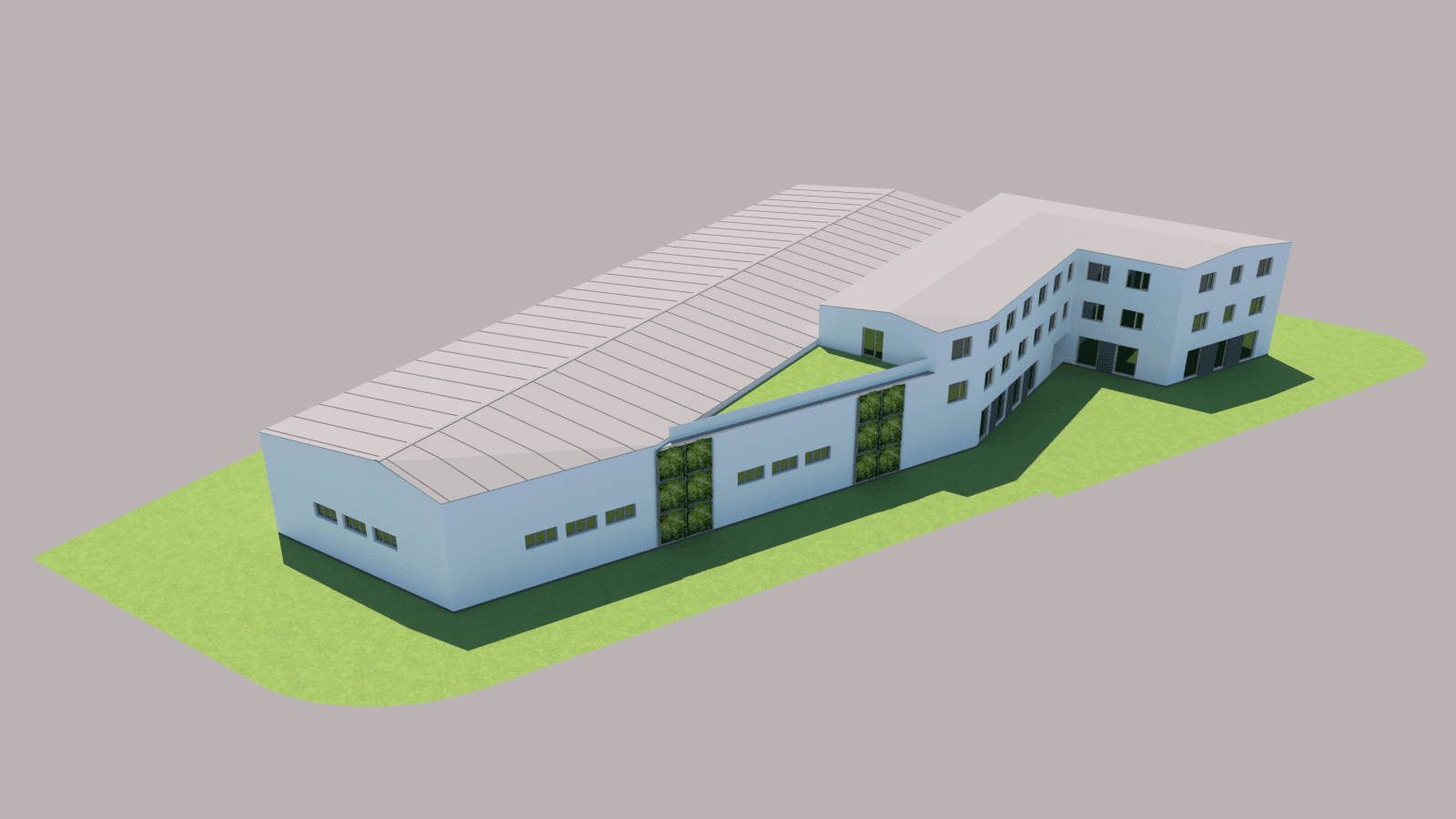 Průmyslová hala Zlatníky-Hodkovice