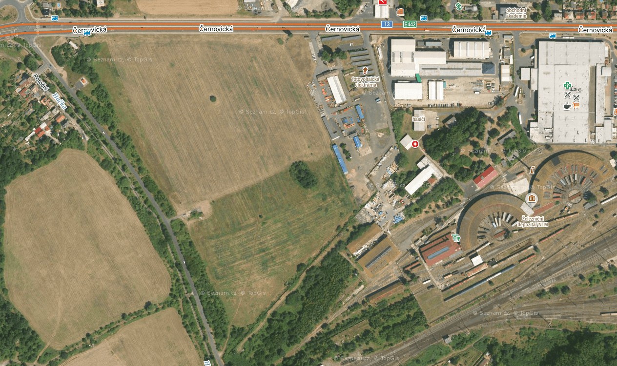 Industrial plot Chomutov