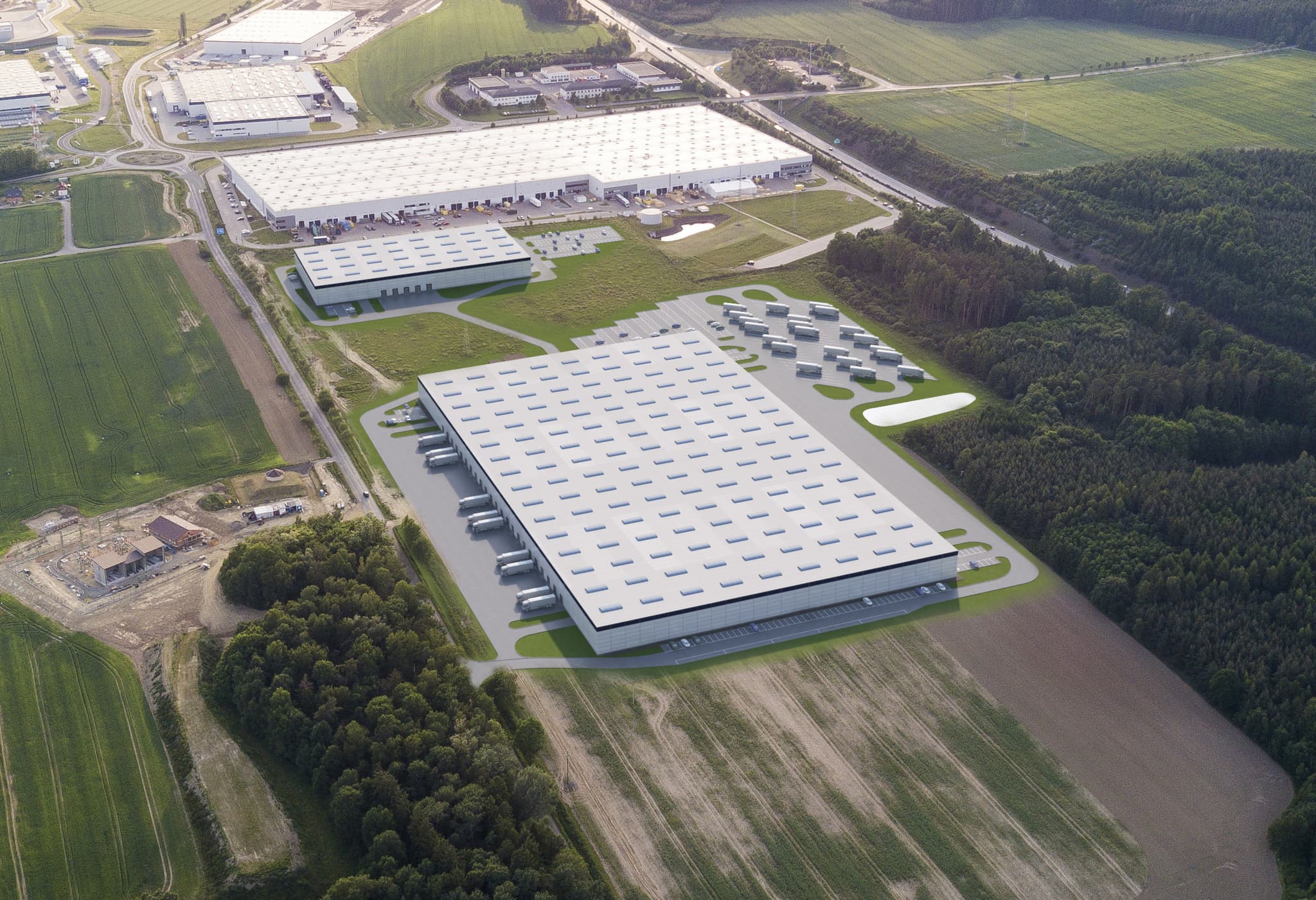 Panattoni Park Stříbro II - pronájem skladových a výrobních prostor