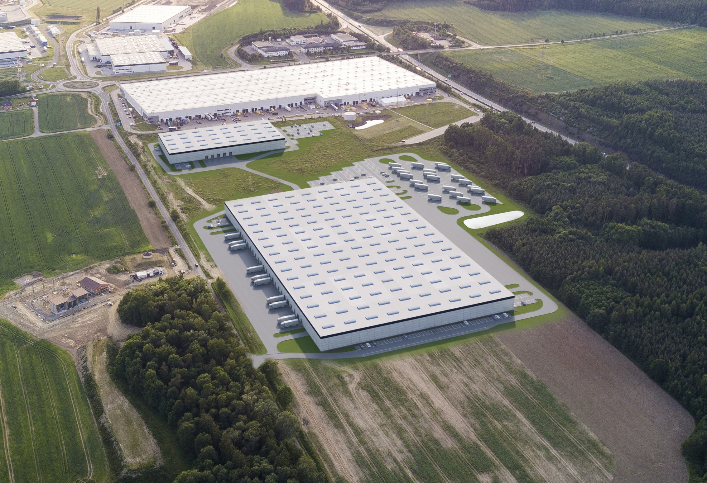 Panattoni Park Stříbro II - pronájem skladových a výrobních prostor