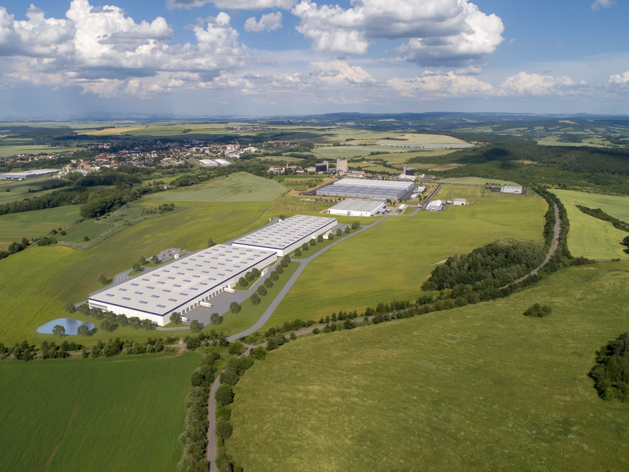 Panattoni Park Podbořany - pronájem skladových a výrobních prostor