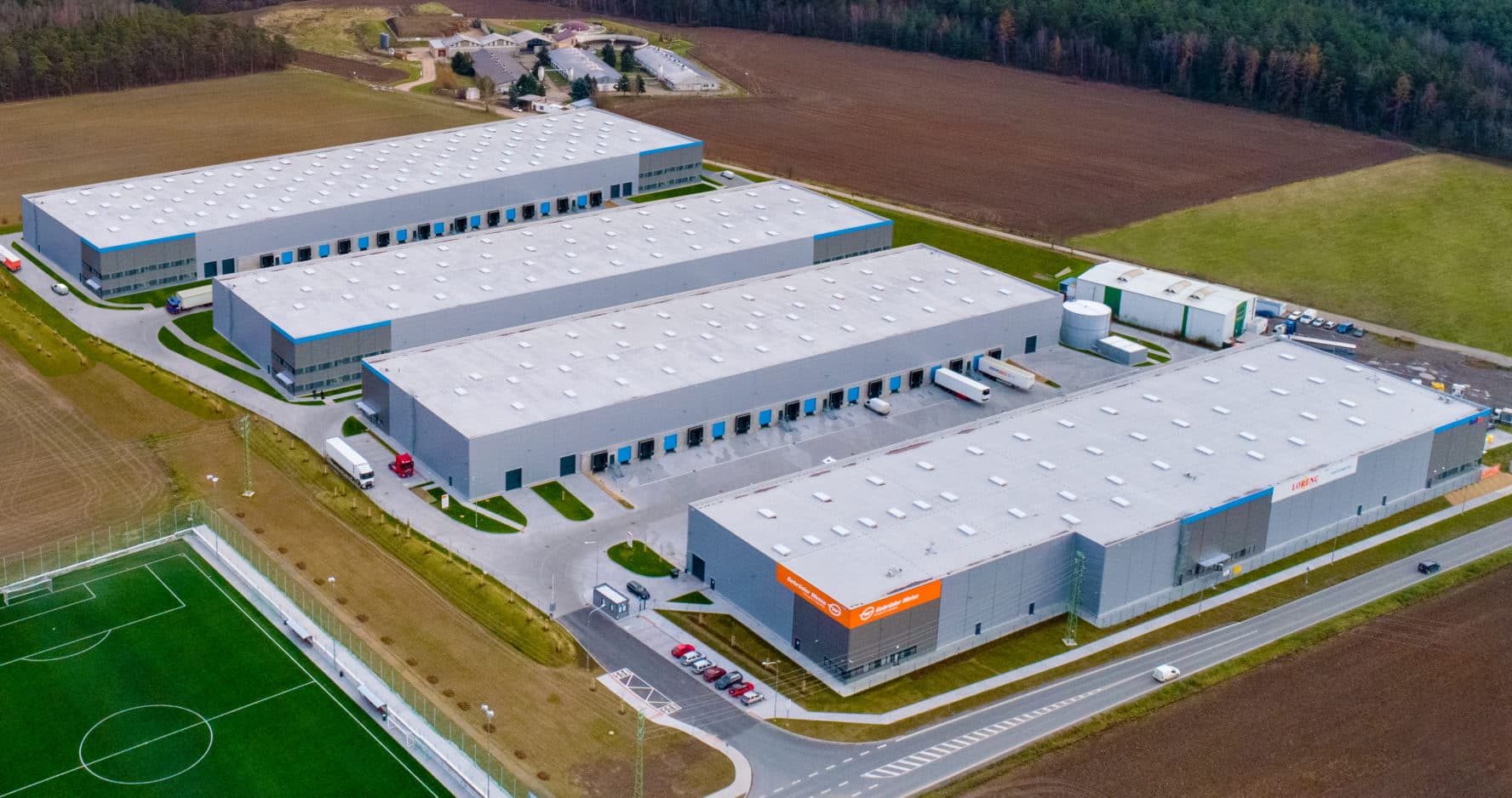 Amesbury business Park Plzeň Vejprnice - pronájem skladových a výrobních prostor